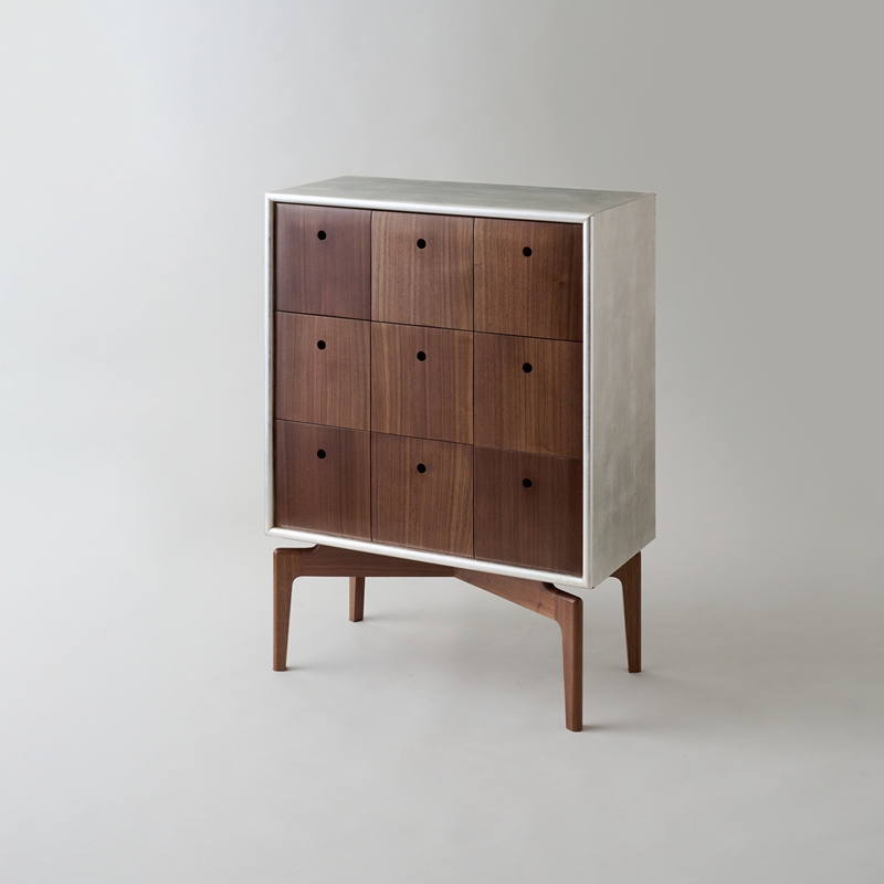 箔グリッドチェスト